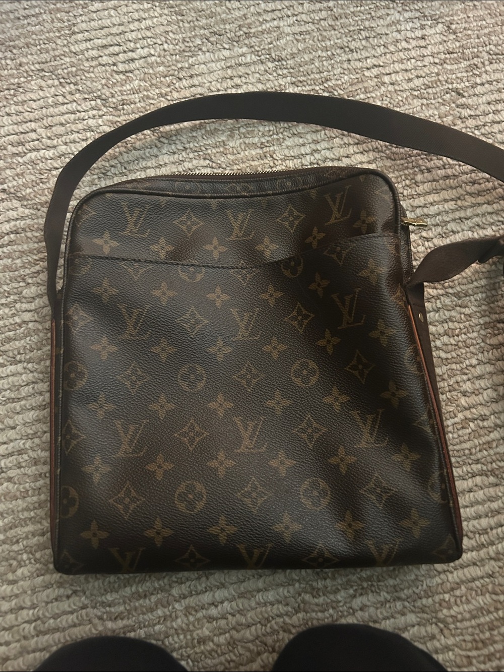 Louis Vuitton Monogram Messenger Bag - Brown